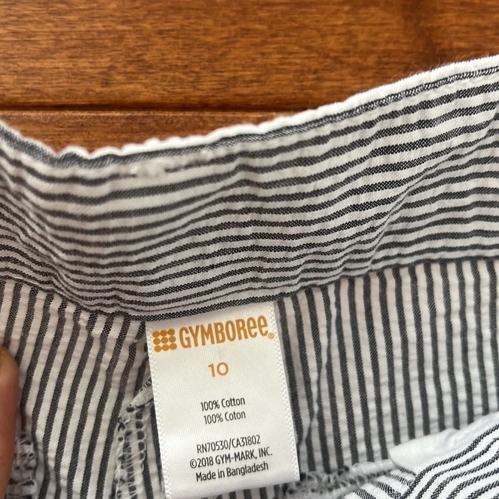 NWT Gymboree Dress Pant Size 10 Gray and white Striped
